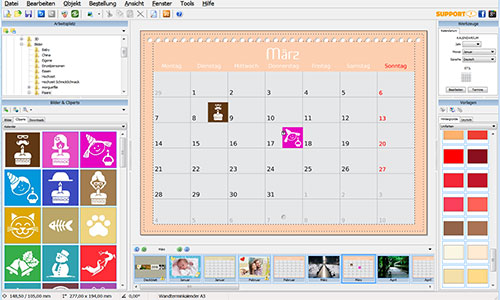 Kalendersoftware für Terminkalender